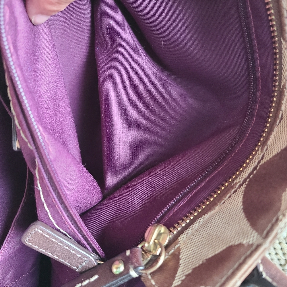 Coach Hamptons Madeline Signature Satchel Bag 12463 - Picture 8 of 16